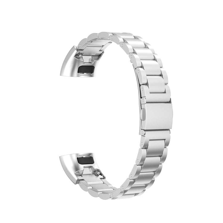For Huawei Band 4 Pro (TER-B29S) / Band 3 Pro (TER-B29) / Band 3 (TER-B09) Three Beads Steel Wris...
