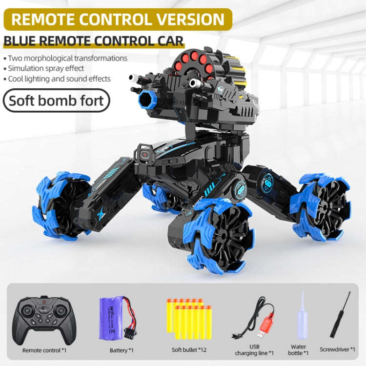 DM-518 Four-wheel Battle Blooming Tire Spray Remote Control Car, Specification:Single Control Sof...