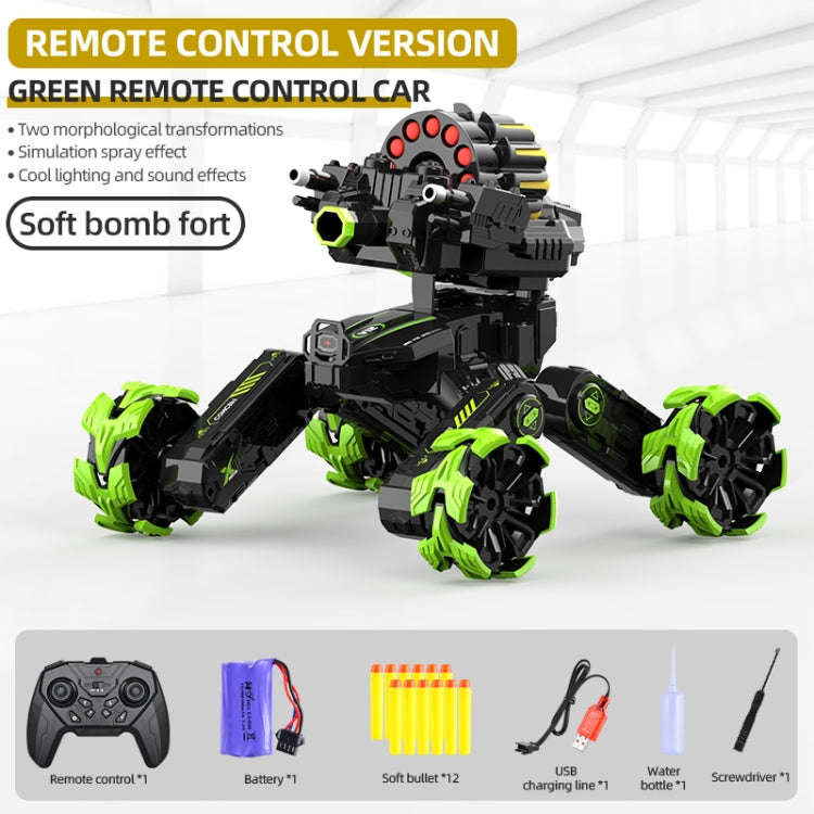 DM-518 Four-wheel Battle Blooming Tire Spray Remote Control Car, Specification:Single Control Sof...