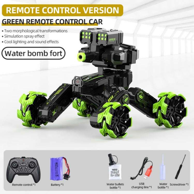 DM-528 Four-wheel Battle Blooming Tire Spray Remote Control Car, Specification:Single Control Wat...