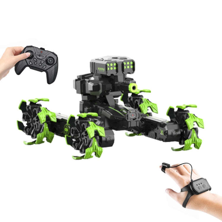 DM-528 Four-wheel Battle Blooming Tire Spray Remote Control Car, Specification:Dual Control Water...