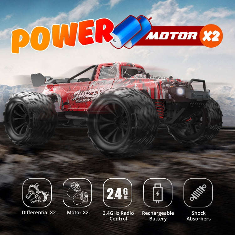 9500E 1:16 Full Scale Remote Control 4WD High Speed Car(Orange)