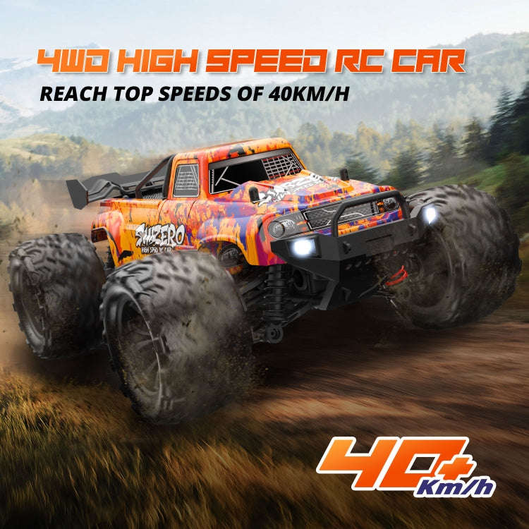 9500E 1:16 Full Scale Remote Control 4WD High Speed Car(Orange)