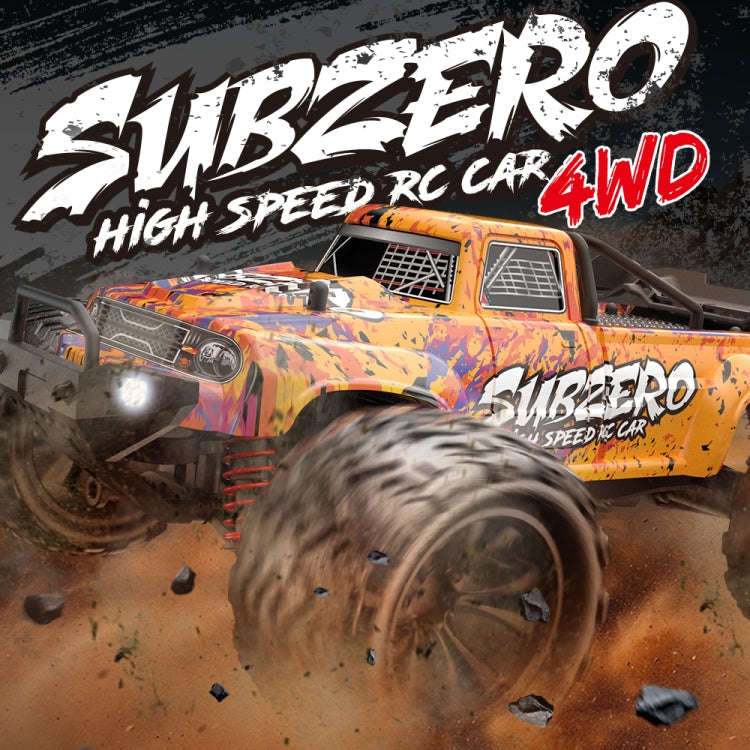 9500E 1:16 Full Scale Remote Control 4WD High Speed Car(Orange)