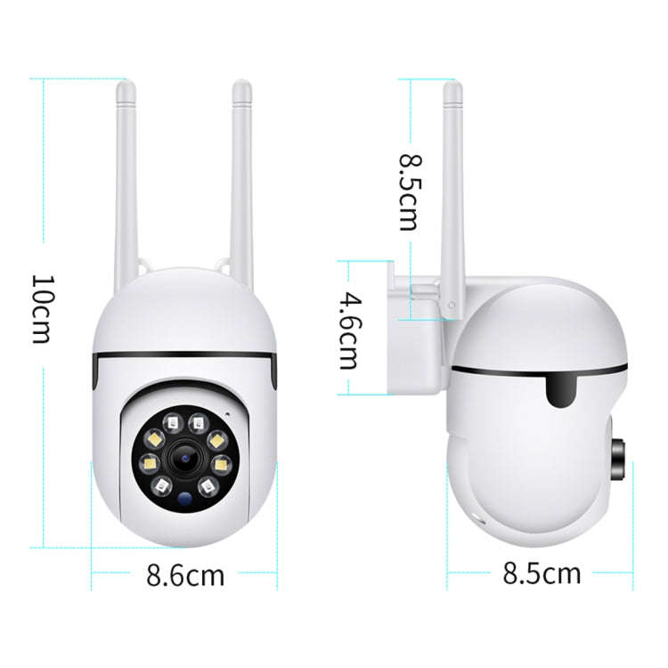 A7 1080P HD Wireless WiFi Smart Surveillance Camera Support Night Vision / Two Way Audio with 16G...