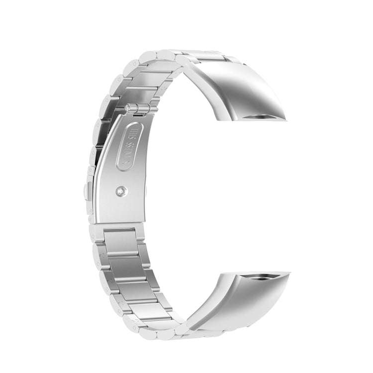 For Huawei Honor Band 4 (CRS-B19) / Honor Band 5 (CRS-B19S) Three Beads Steel Wrist Strap Watchba...