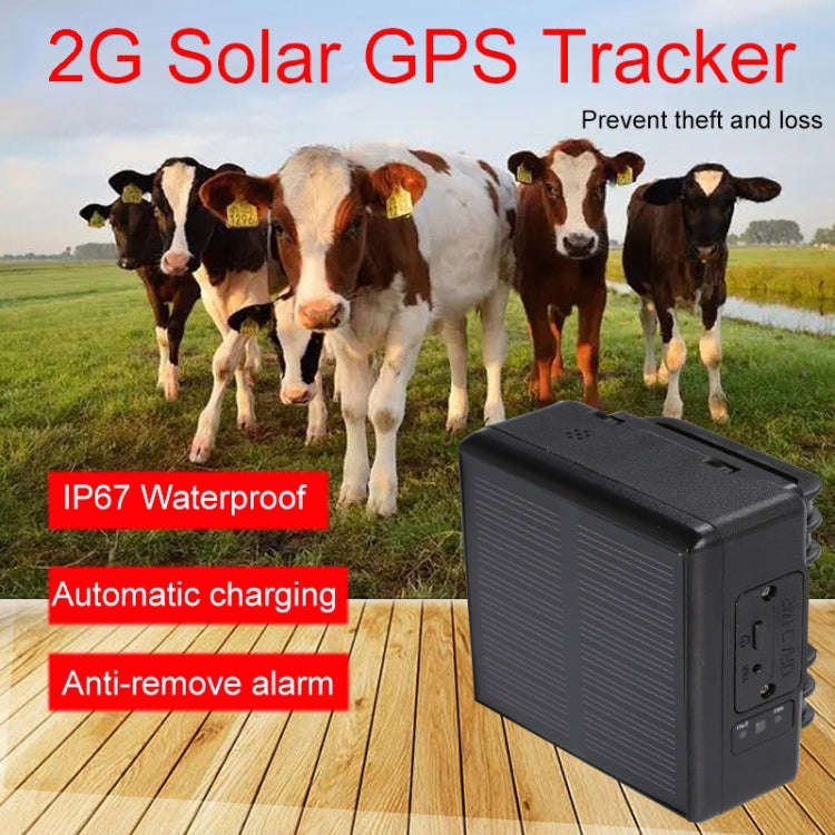 RF-V24 2G Solar GPS Tracking Locator Livestock Tracker with 2G Memory