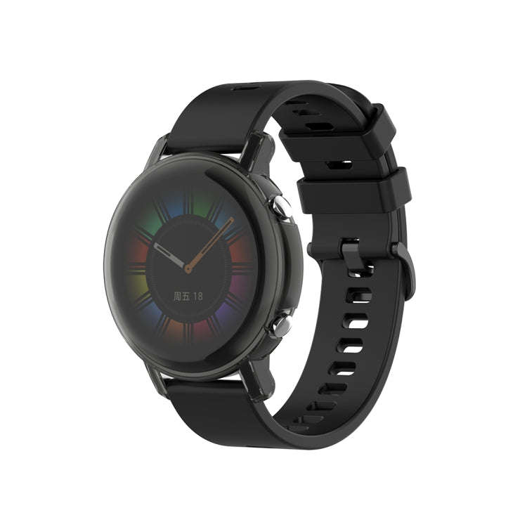 For Huawei Watch GT2 42mm Full Coverage Watch Protective Case with Screen(Transparent Black)