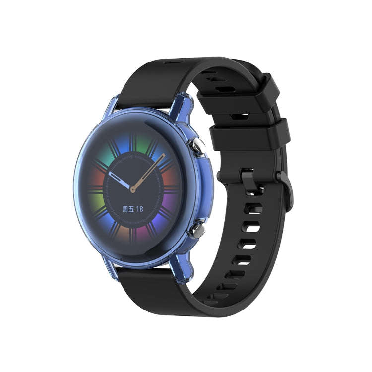 For Huawei Watch GT2 42mm Full Coverage Watch Protective Case with Screen(Transparent Blue)