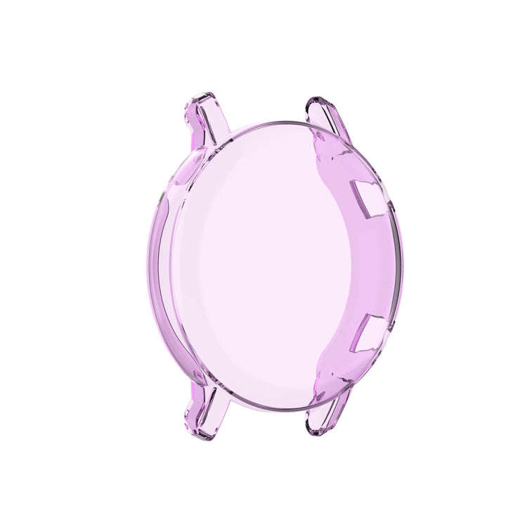 For Huawei Watch GT2 42mm Full Coverage Watch Protective Case with Screen(Transparent Purple)