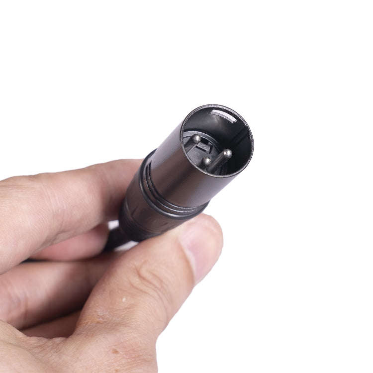 TC145BK19 6.35mm 1/4 inch TRS Male to XLR 3pin Male Audio Cable, Length:1.8m