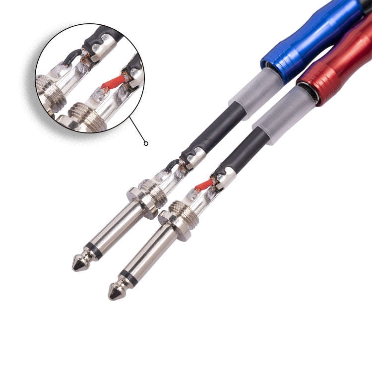 3051K63 Dual RCA Male to Dual 6.35mm 1/4 inch Male Mixer Audio Cable, Length:2m