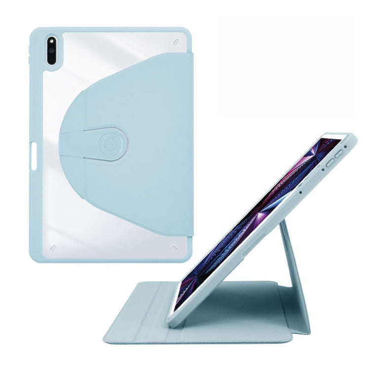 For Huawei MatePad Paper 10.3 Acrylic 360 Degree Rotation Holder Tablet Leather Case(White Ice)