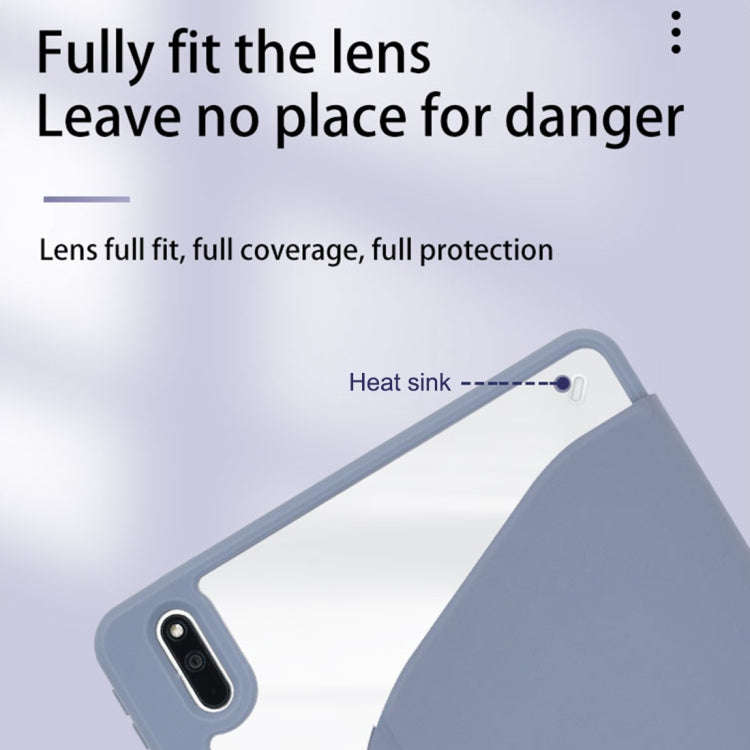 For Huawei MatePad Paper 10.3 Acrylic 360 Degree Rotation Holder Tablet Leather Case(White Ice)