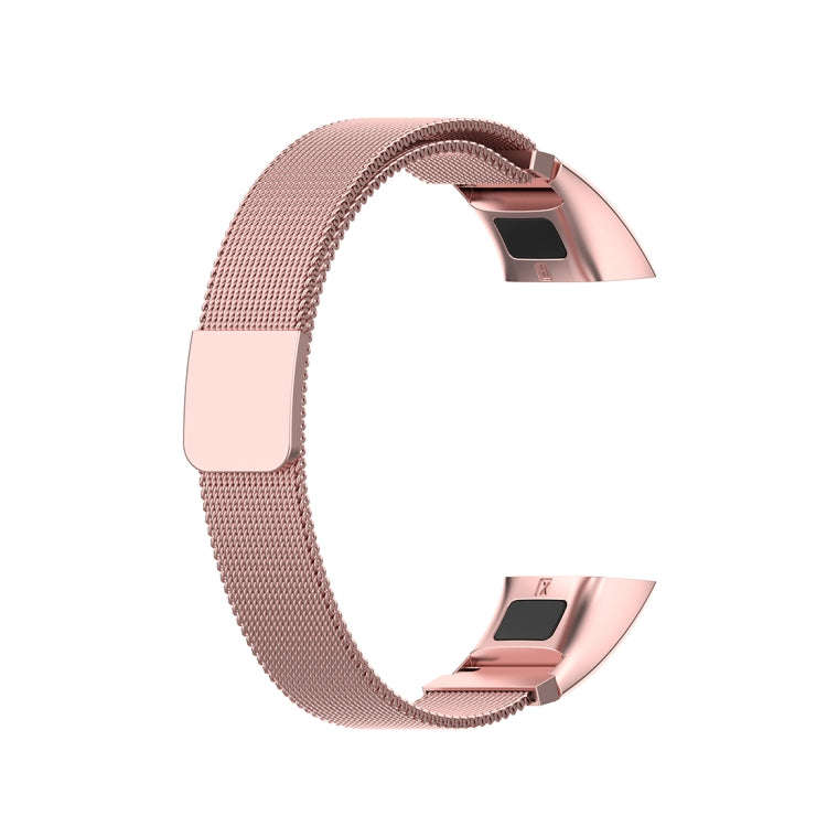 For Huawei Band 4 (ADS-B29) / Honor Band 5i (CRS-B19S) Milan Wrist Strap Watchband(Rose Pink)