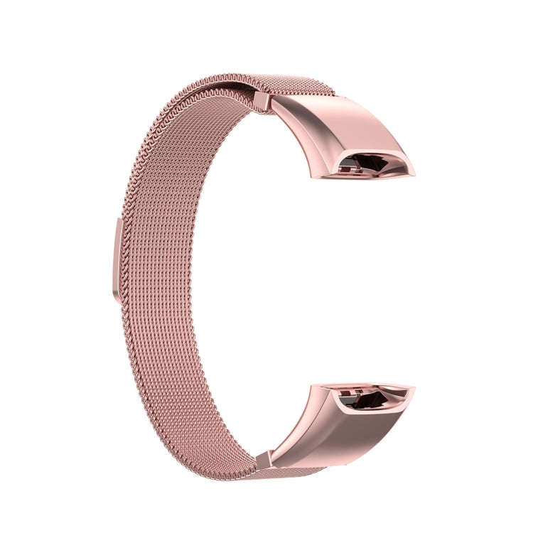 For Huawei Band 4 (ADS-B29) / Honor Band 5i (CRS-B19S) Milan Wrist Strap Watchband(Rose Pink)