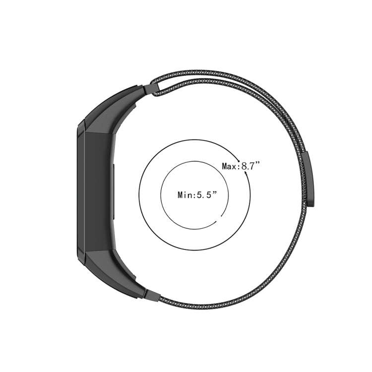 For Huawei Band 4 (ADS-B29) / Honor Band 5i (CRS-B19S) Milan Wrist Strap Watchband(Space Gray)