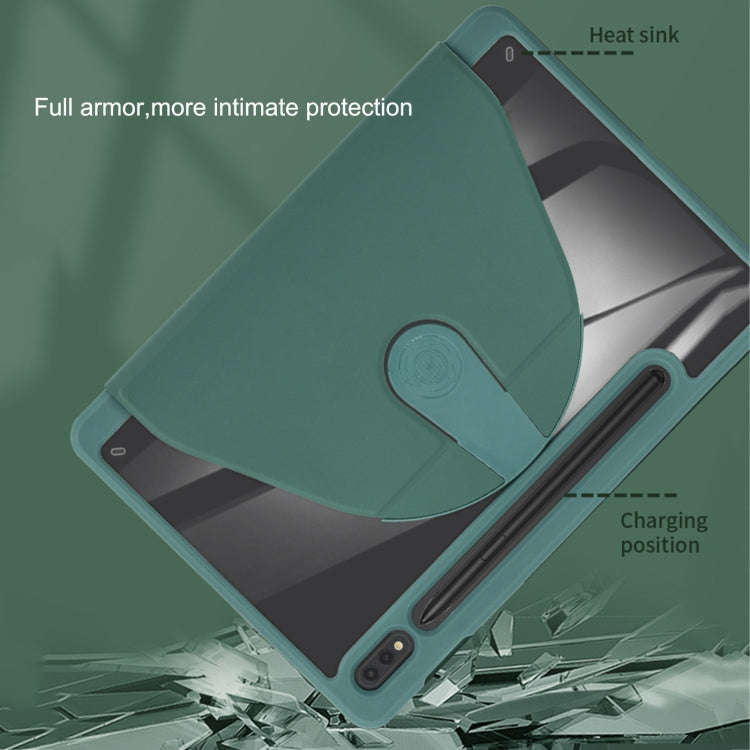 For Samsung Galaxy Tab S6 Lite 2022/P613/P619 / S6 Lite 10.4/P610/P615 Acrylic 360 Degree Rotatio...