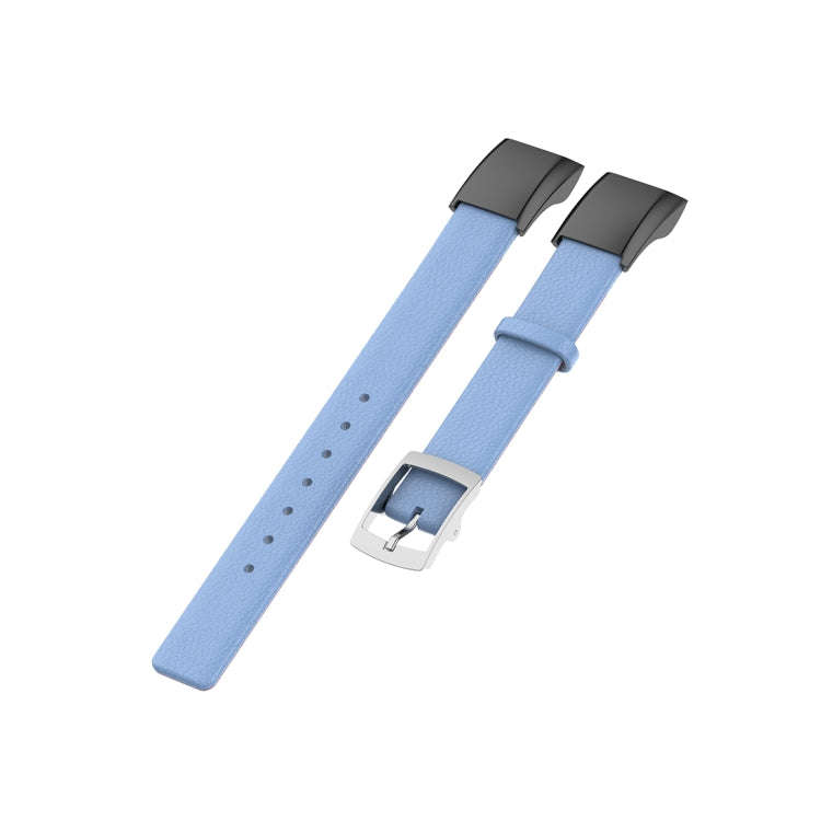 For Huawei Band 4 (ADS-B29) / Honor Band 5i (CRS-B19S) Genuine Leather Wrist Strap Watchband(Roya...