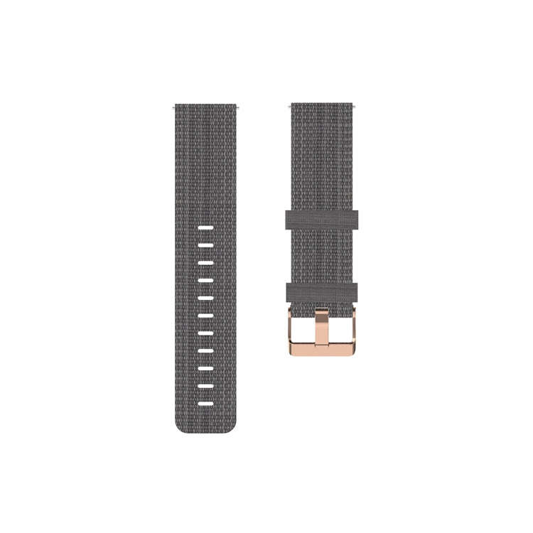 For Xiaomi Watch Color 22mm Nylon Denim Wrist Strap Watchband(Dark Gray)