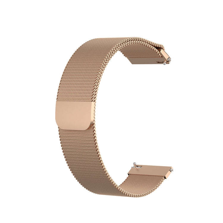 For Xiaomi Watch Color 22mm Milan Wrist Strap Watchband(Rose Gold)