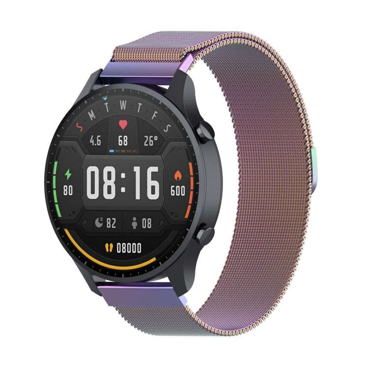 For Xiaomi Watch Color 22mm Milan Wrist Strap Watchband(Colorful)