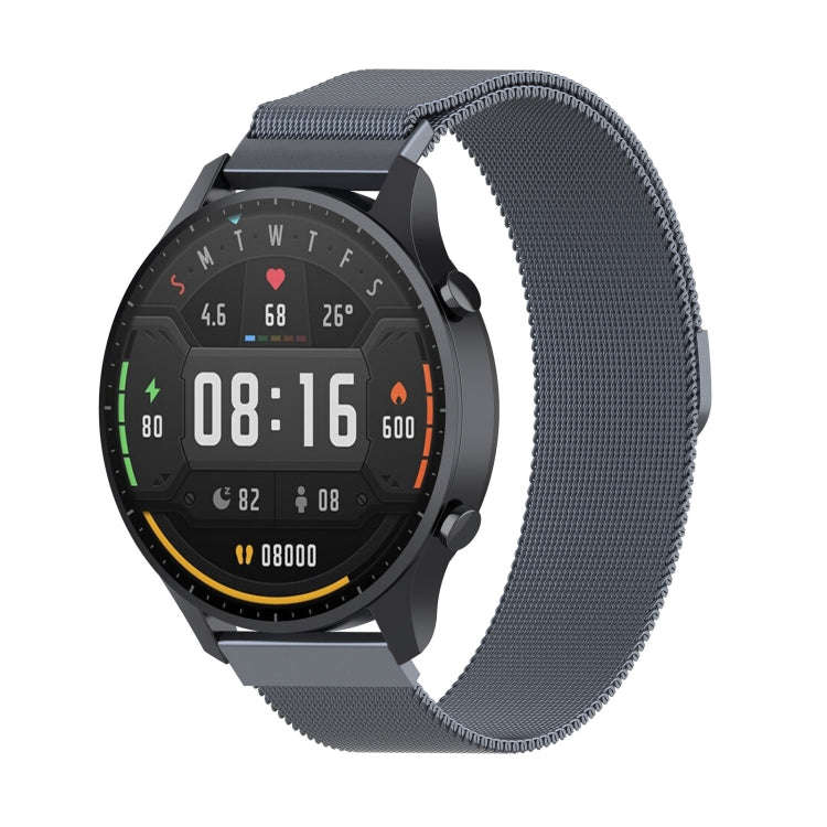 For Xiaomi Watch Color 22mm Milan Wrist Strap Watchband(Space Gray)