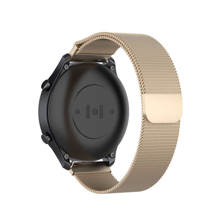 For Xiaomi Watch Color 22mm Milan Wrist Strap Watchband(Champagne)
