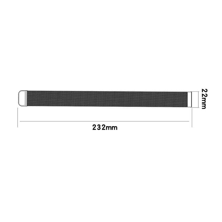 For Xiaomi Watch Color 22mm Milan Wrist Strap Watchband(Silver)