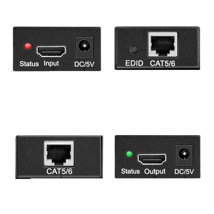 4K HDMI to RJ45 Network Extender, Transmission Distance: 120m(EU Plug)