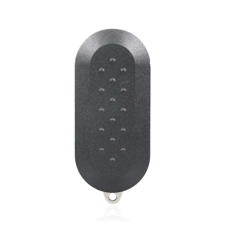 For Fiat 3 Button Folding Car Key Case Remote Control Shell SIP22, Style:White Switch Button