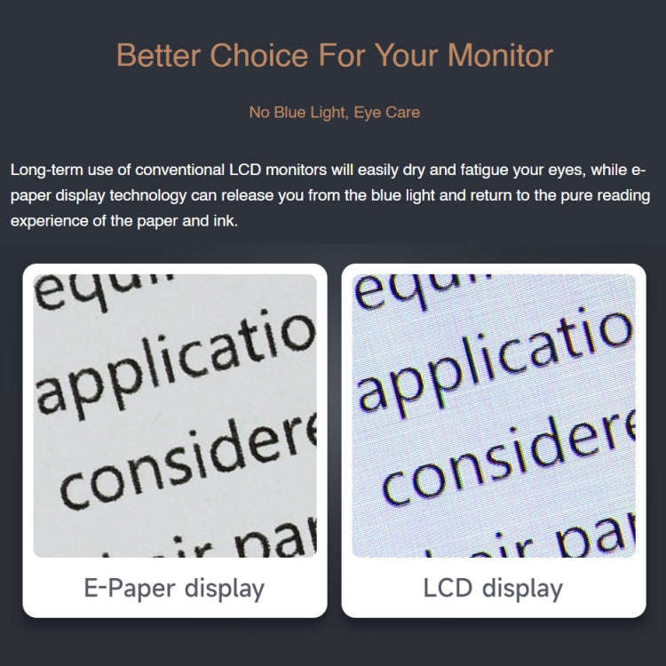 Waveshare 10.3 inch E-Paper Monitor External E-Paper Screen for MAC / Windows PC(UK Plug)