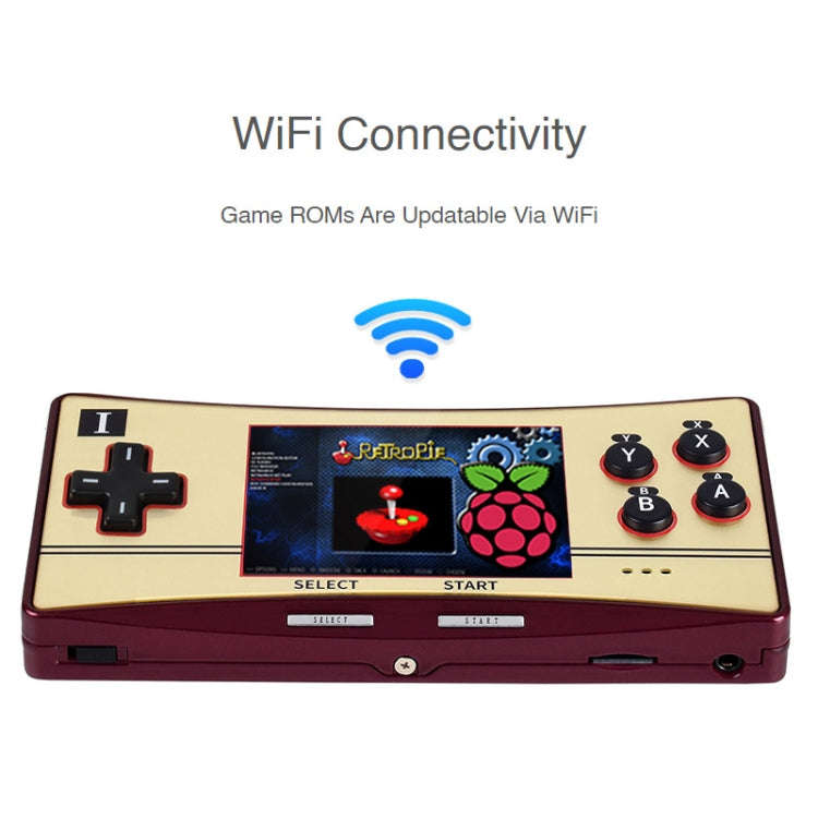 Waveshare GPM280 WiFi Portable Game Console Base on Raspberry Pi Zero, 2W with 32GB TF Card(EU Plug)