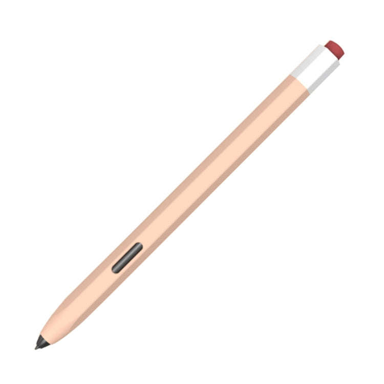 For Samsung Galaxy Tab S6 Lite P610/P615 LOVE MEI Soft Silicone Stylus Pen Protective Case(Pink)