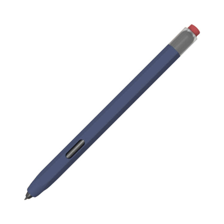 For Samsung Galaxy Tab S7 / S7+ / S8 / S8+ LOVE MEI Soft Silicone Stylus Pen Protective Case(Dark...