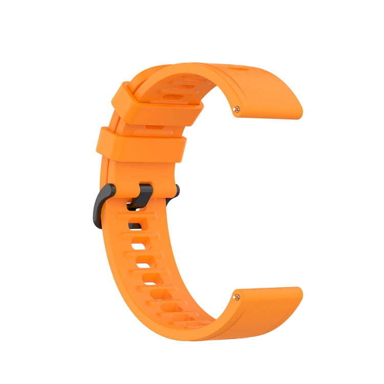For Xiaomi Watch Color 22mm Quick Release Clasp Silicone Wrist Strap Watchband(Orange)