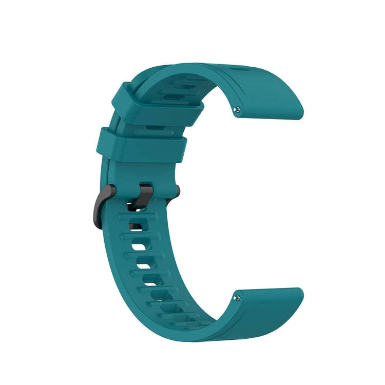 For Xiaomi Watch Color 22mm Quick Release Clasp Silicone Wrist Strap Watchband(Official Green)
