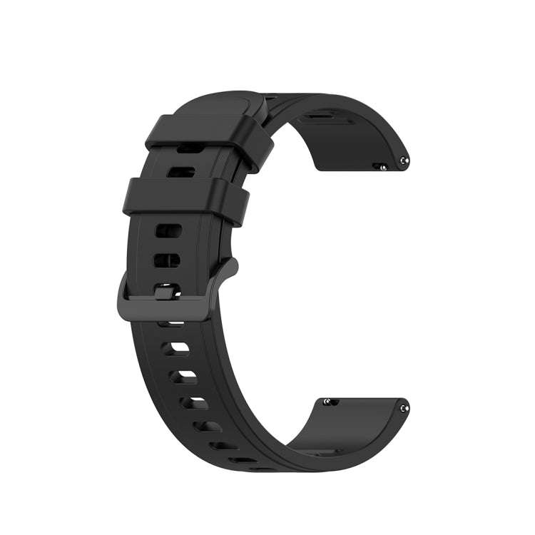 For Xiaomi Watch Color 22mm Quick Release Clasp Silicone Wrist Strap Watchband(Black)