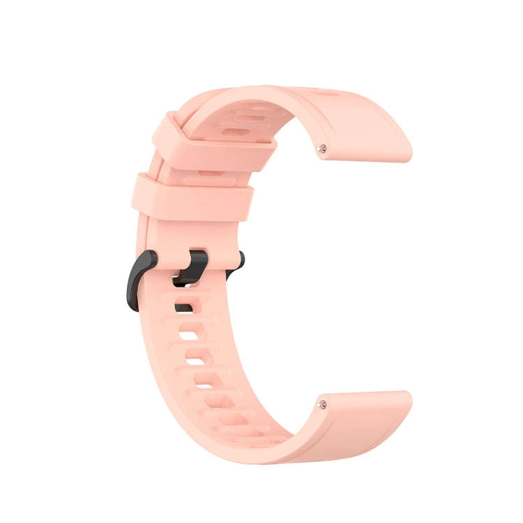 For Xiaomi Watch Color 22mm Quick Release Clasp Silicone Wrist Strap Watchband(Light Pink)