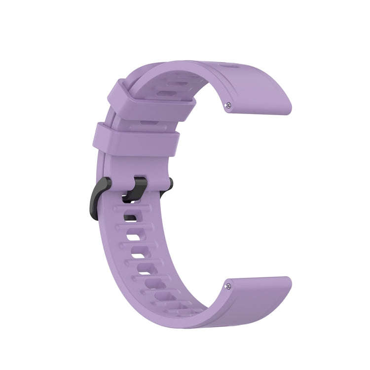 For Xiaomi Watch Color 22mm Quick Release Clasp Silicone Wrist Strap Watchband(Light Purple)