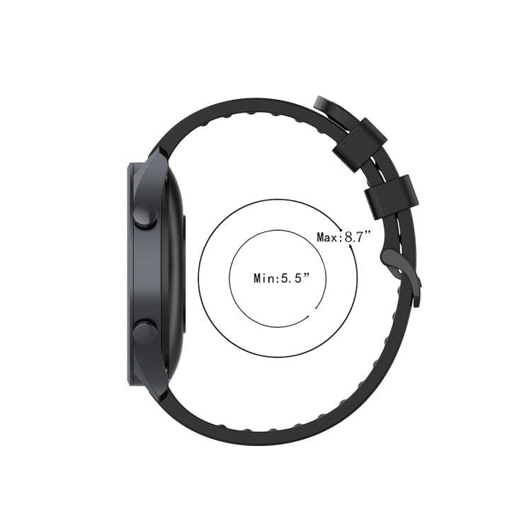 For Xiaomi Watch Color 22mm Quick Release Clasp Silicone Wrist Strap Watchband(Light Purple)