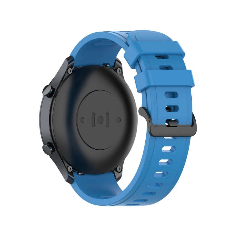 For Xiaomi Watch Color 22mm Quick Release Clasp Silicone Wrist Strap Watchband(Sky Blue)