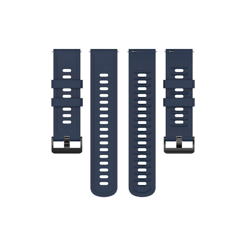 For Xiaomi Watch Color 22mm Quick Release Clasp Silicone Wrist Strap Watchband(Midnight Blue)