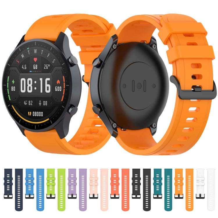 For Xiaomi Watch Color 22mm Quick Release Clasp Silicone Wrist Strap Watchband(Light Purple)