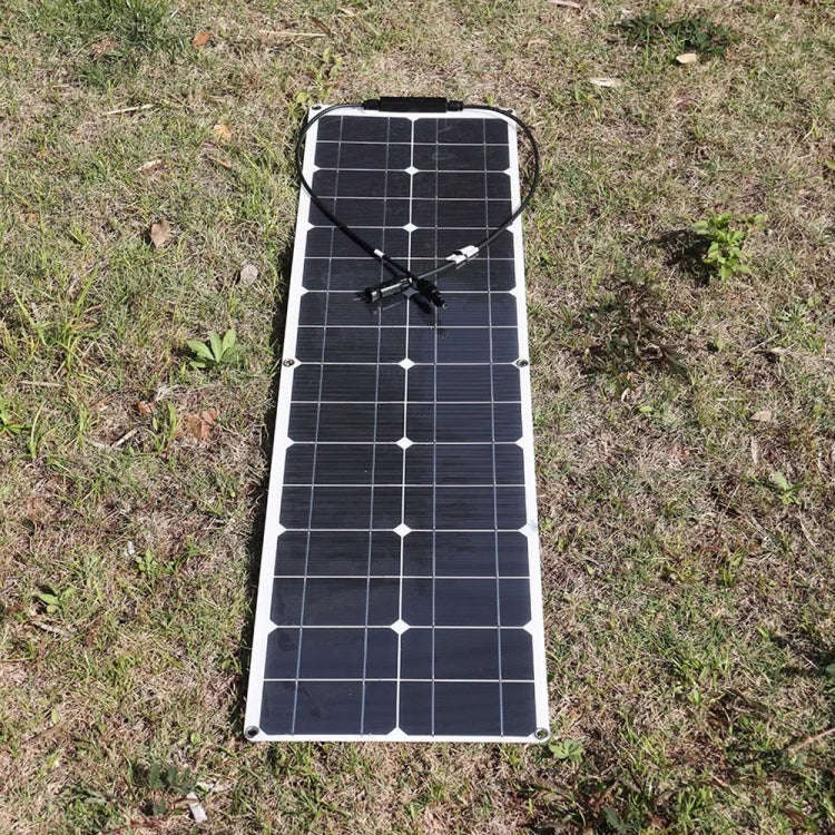100W Dual Board with 40A Controller PV System Solar Panel(White)
