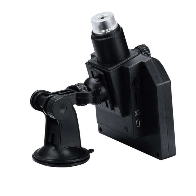 G600 600X 3.6MP 4.3 inch HD LCD Display Portable Digital Microscope, Plug:UK Plug