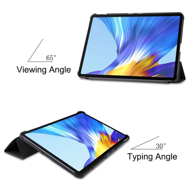 For Huawei Honor V6 / MatePad 10.4 inch Universal Caster Pattern Horizontal Flip Tablet PC Protec...