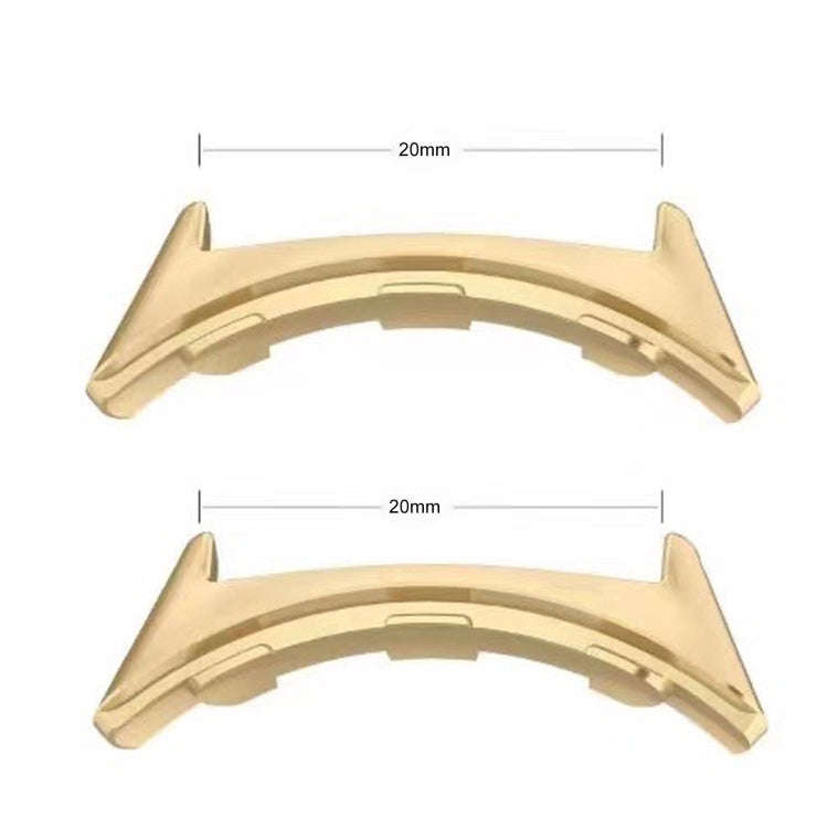 For Google Pixel Watch 1 Pairs Watch Band Connector(Rose Gold)