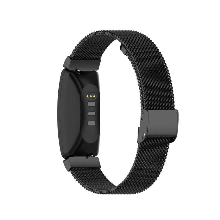 Stainless Steel Metal Mesh Wrist Strap Watch Band for Fitbit Inspire / Inspire HR / Ace 2, Size: ...