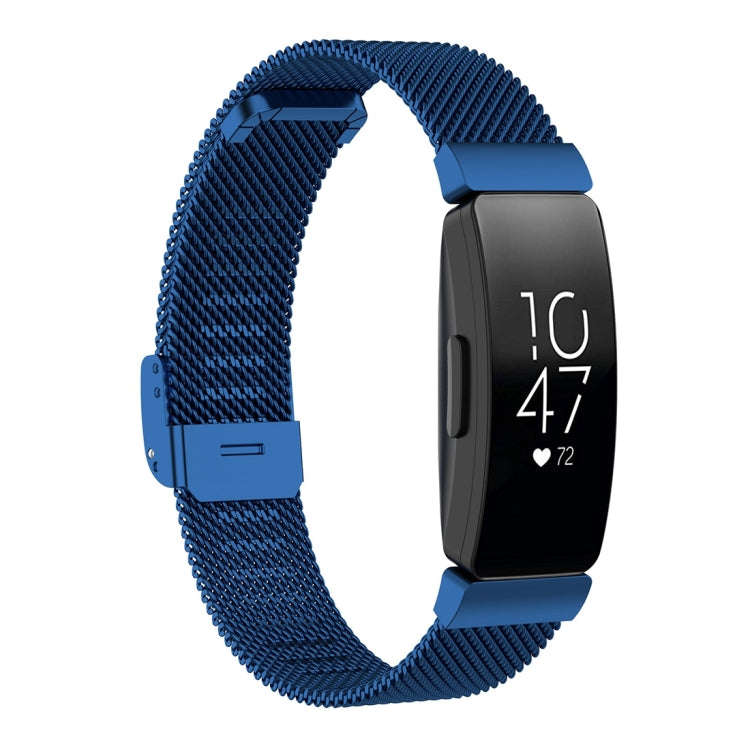Stainless Steel Metal Mesh Wrist Strap Watch Band for Fitbit Inspire / Inspire HR / Ace 2, Size: ...